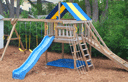 Wooden Swing Sets - Jungle Fort