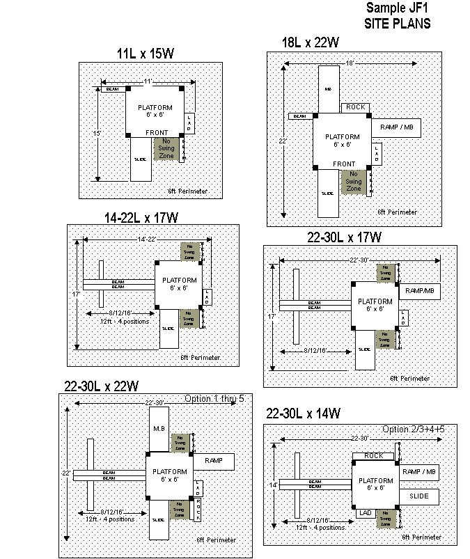 sample playground site plans