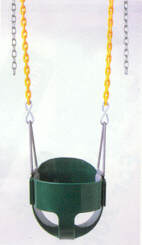 full bucket swing coated