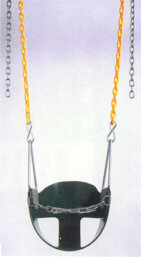 half bucket swing coated