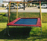 trampoline net standard